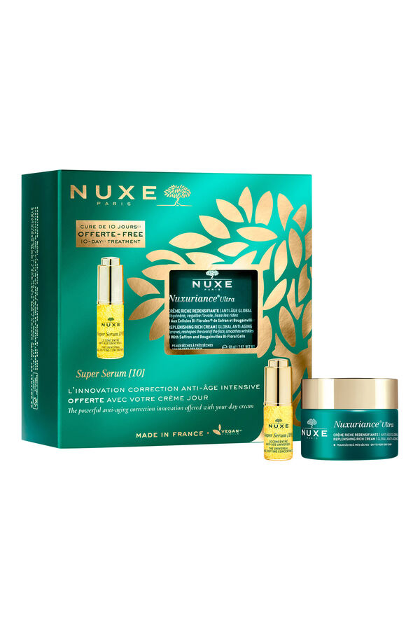 Nuxe Cofre regalo crema nuxuriance ultra enriquecida + s&uacute;per s&eacute;rum 50ml + 5ml Verde