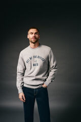 OOTO Sudadera caja logo Gris