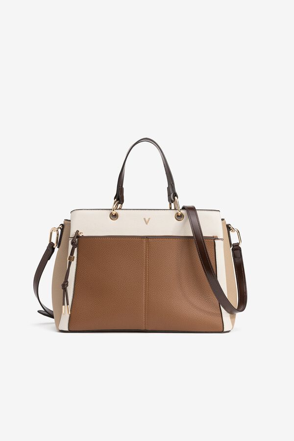 Vilanova Tricolour City Drawstring Bag Beige