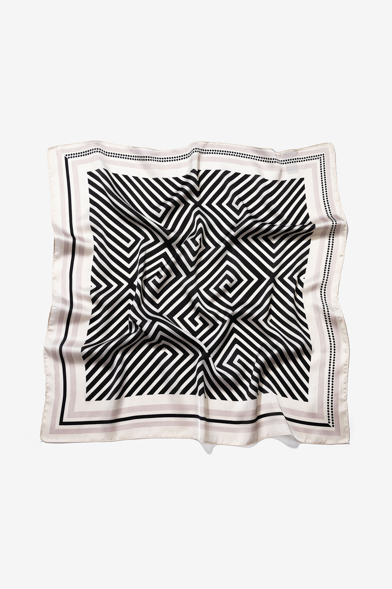 Vilanova Bandana Estampada Geom&eacute;trica