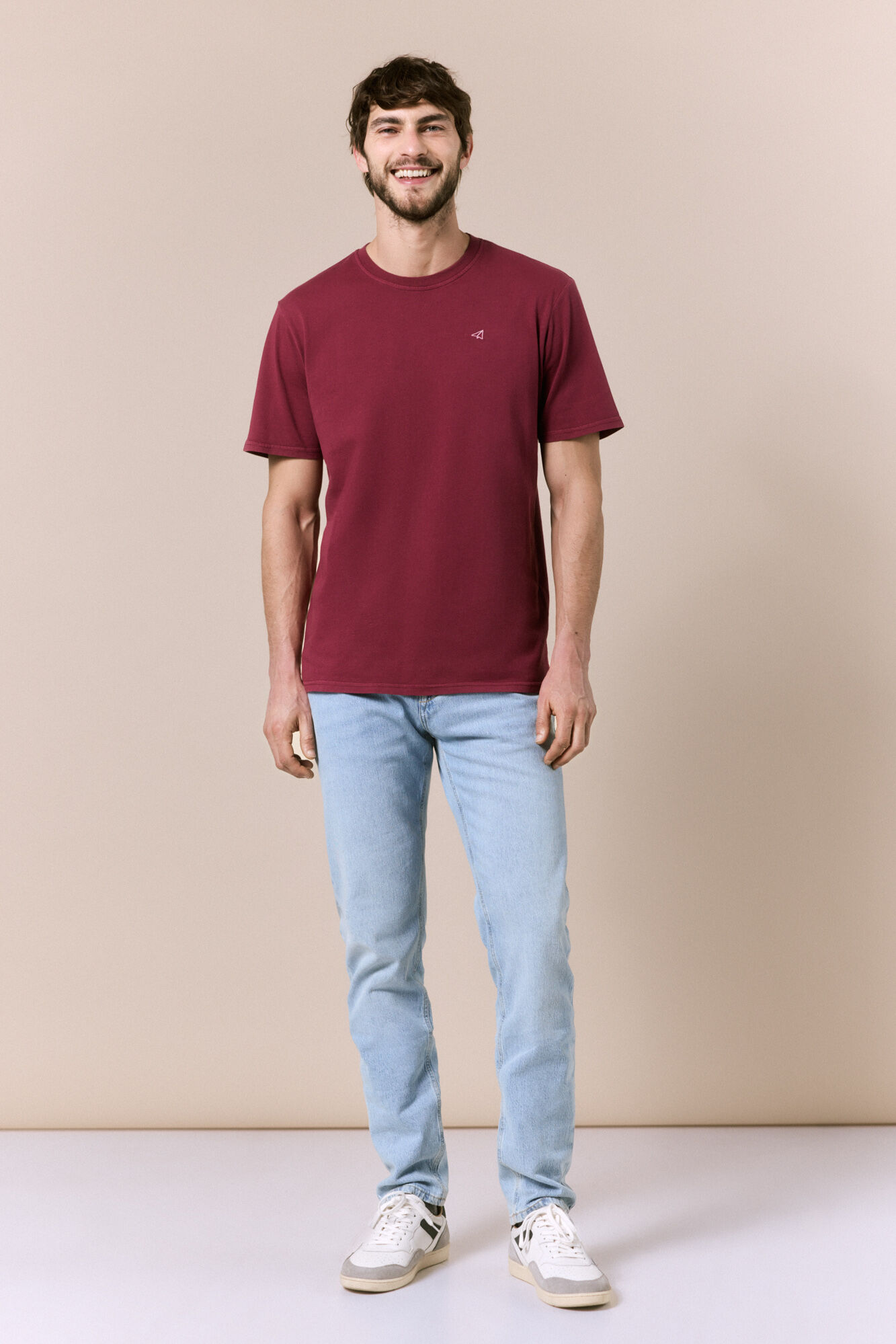 OOTO Camiseta b&aacute;sica lavada