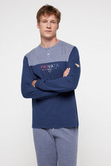 Privata Pijama bicolor privata Azul
