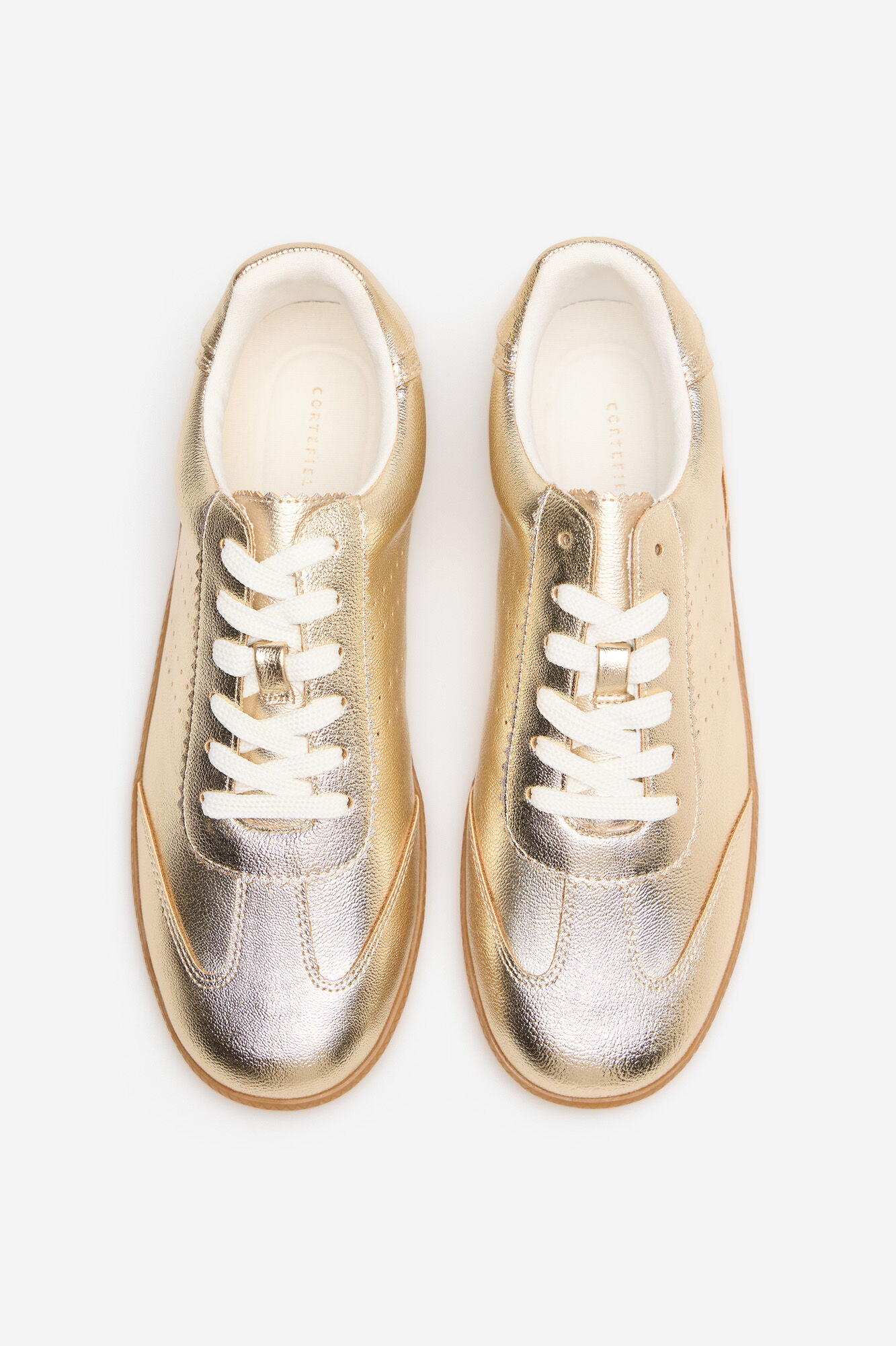 Cortefiel Sapatinho dourado