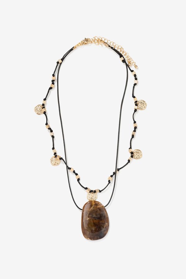 Vilanova Collar boho piedra Dorado