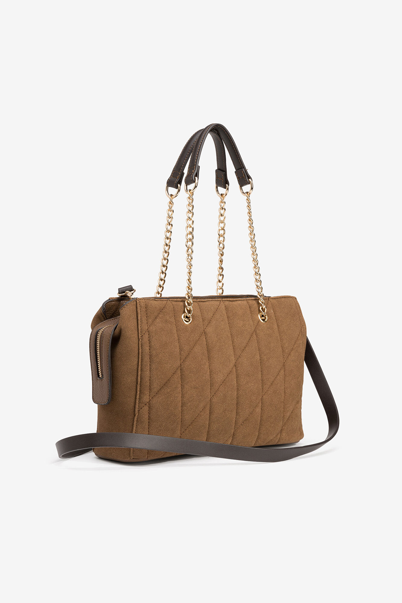 Vilanova Mala City acolchoada com efeito camur&ccedil;a