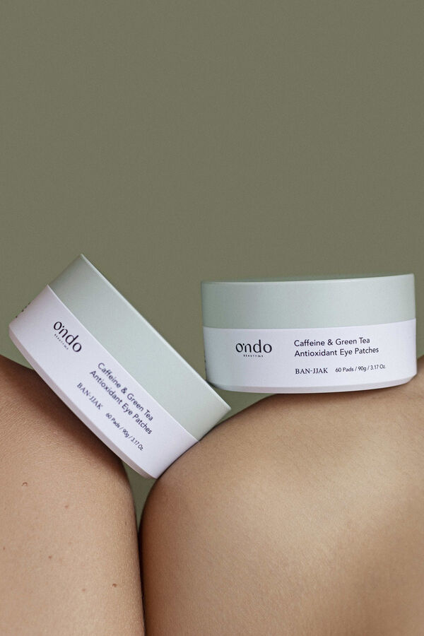 Ondo beauty 36.5 Tapa-olhos antioxidantes com cafe&iacute;na e ch&aacute; verde Branco