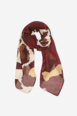 Cortefiel Fular plisado Brown