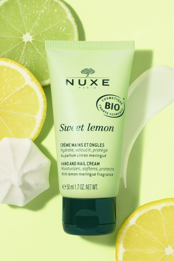 Nuxe Crema de manos y u&ntilde;as con fragancia de merengue de lim&oacute;n Verde