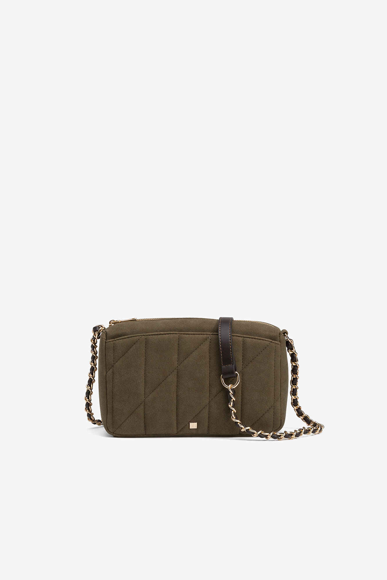 Vilanova Mala de ombro com efeito camur&ccedil;a