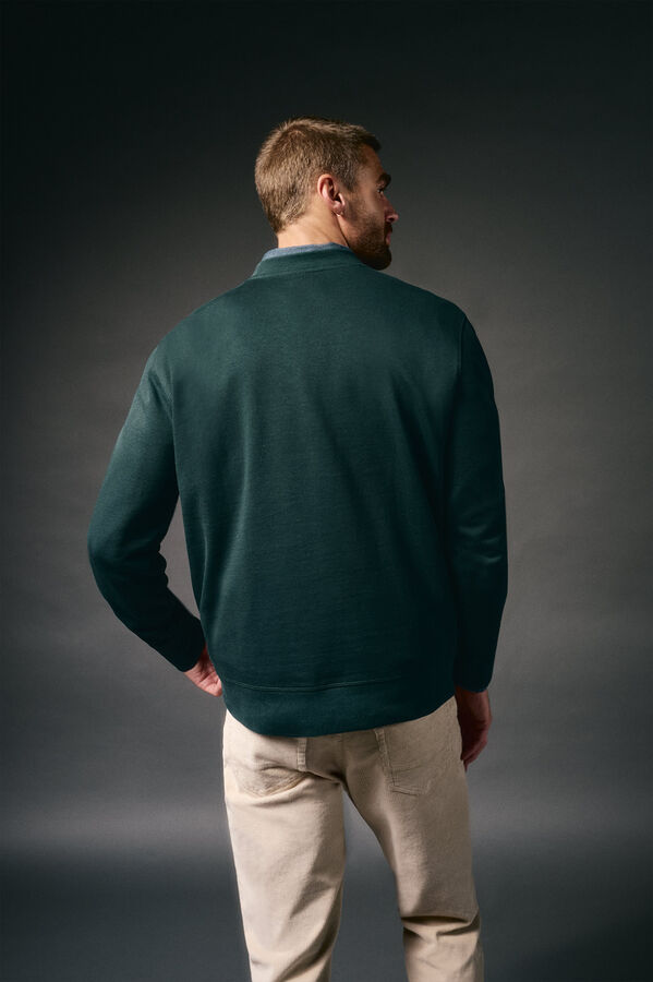 OOTO Sudadera caja logo Verde oscuro