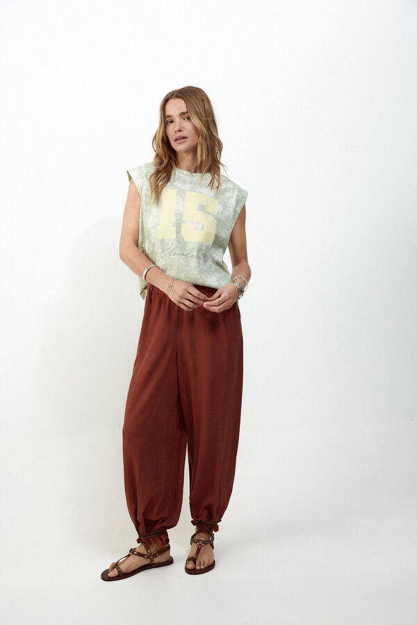Slowlove Camiseta estampado oversize Blue