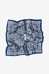 Vilanova Bandana Satinada Paisley Azul marino