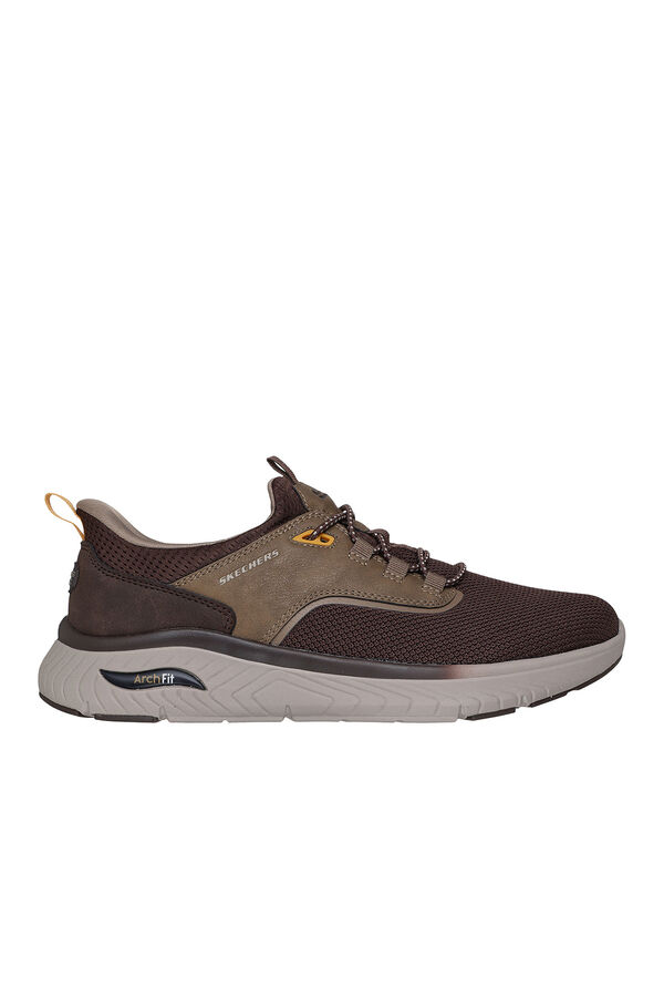 Skechers Zapatillas Arch fit crosser Marr&oacute;n