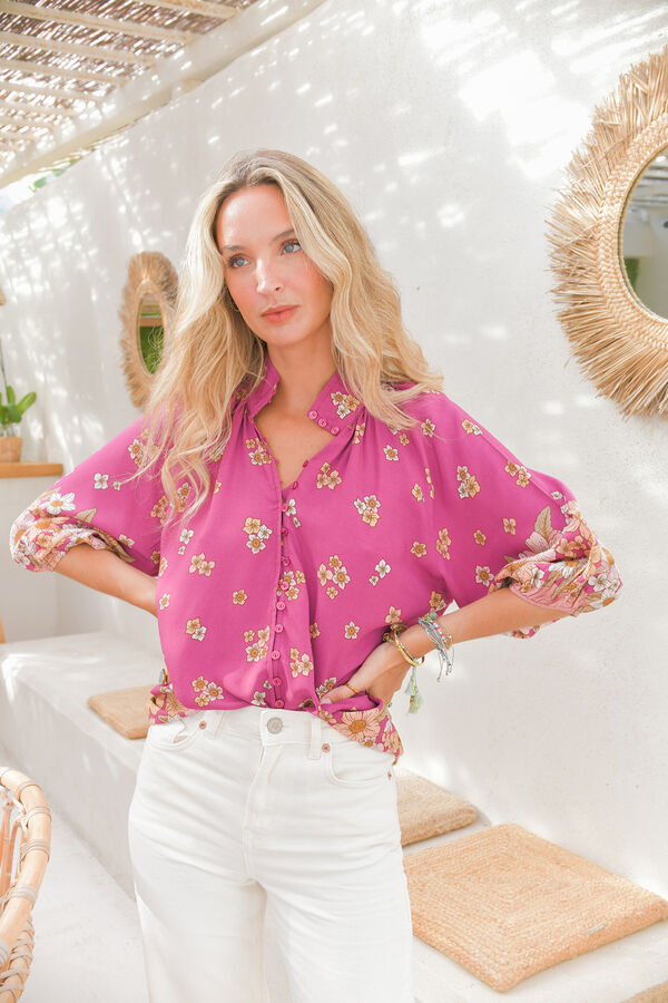Jaase Blusa estampado floral Rosa