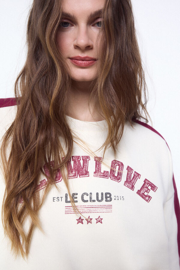 Slowlove Sudadera slowlove oversize White
