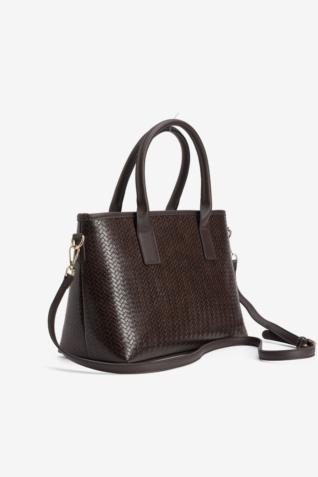 Vilanova Mala tote bag com textura entran&ccedil;ada