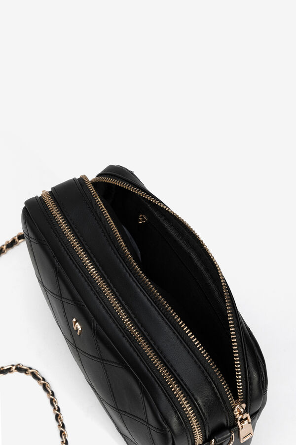 Vilanova Handbag, bag with Combined Handle Black