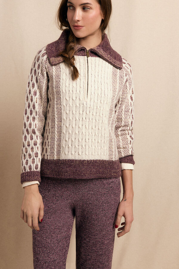 Slowlove Jersey polo Lila