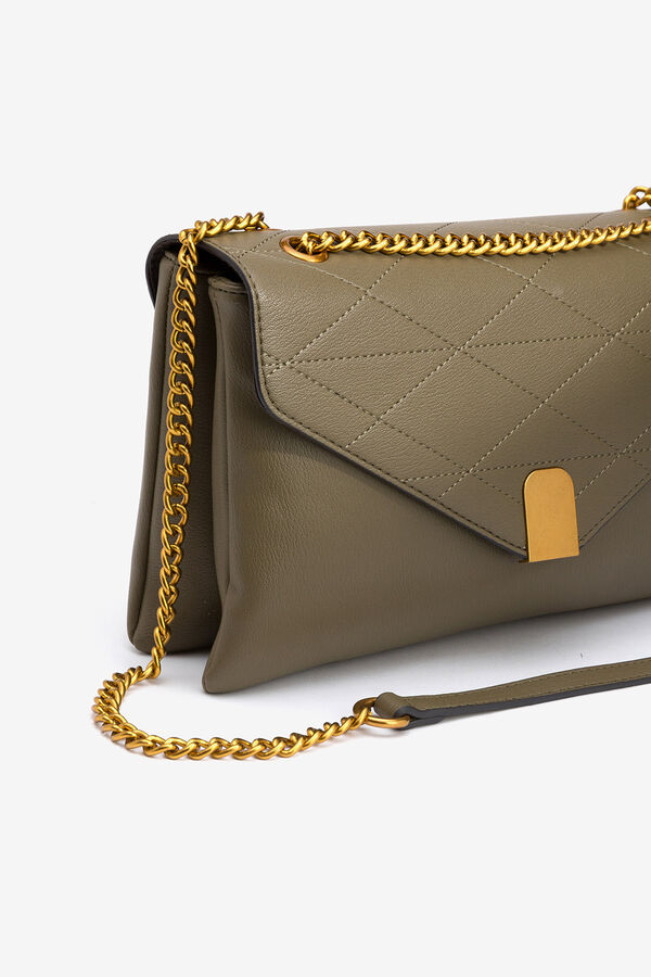 Vilanova Bolso bandolera con 2 compartimentos Kaki