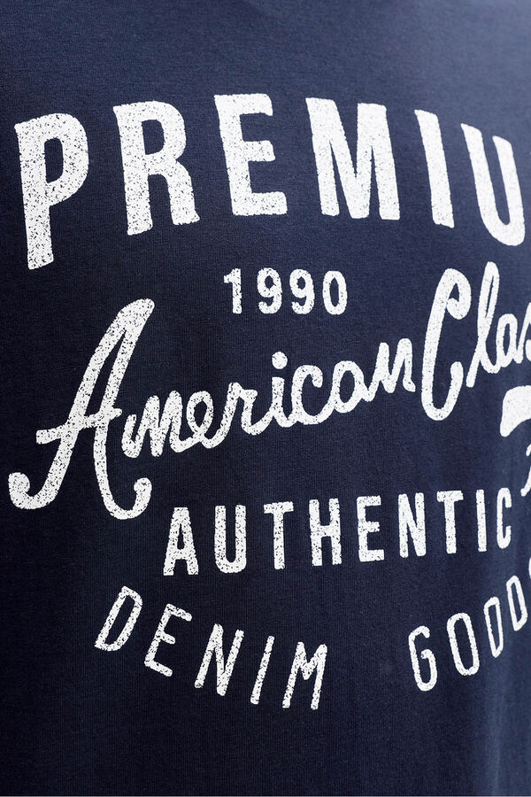 Jack & Jones Camiseta corte regular algod&oacute;n Azul marino