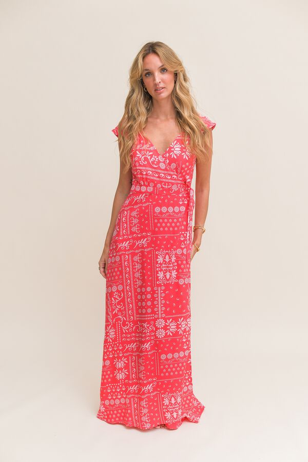 Jaase Vestido largo Remy Coral