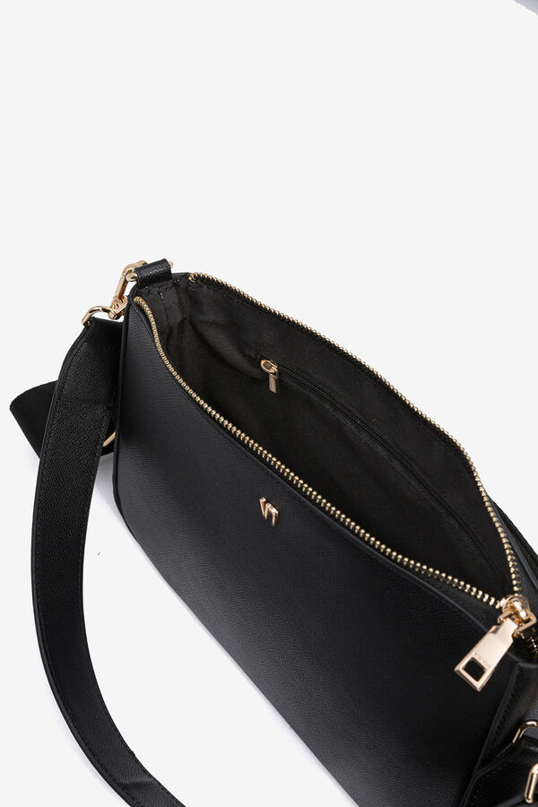 Vilanova Leather Effect Crossbody Handbag, bag Black