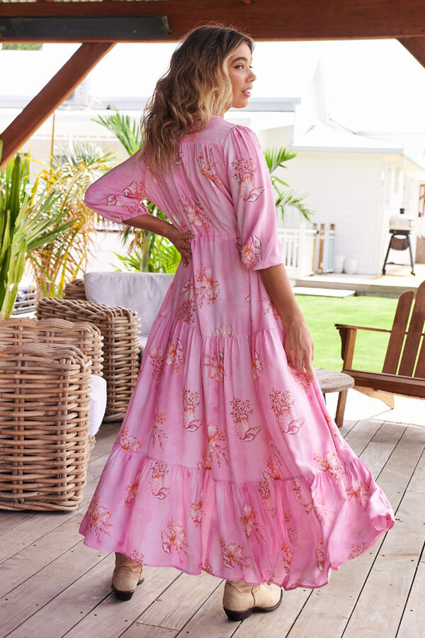 Cortefiel Maxi dress Pink
