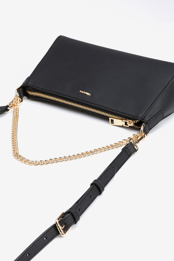 Vilanova Bolso bandolera con cadena Negro