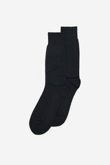 Cortefiel Plain dress socks Black