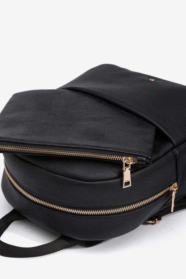 Vilanova Mochila Con Bolsillo Removible Negro