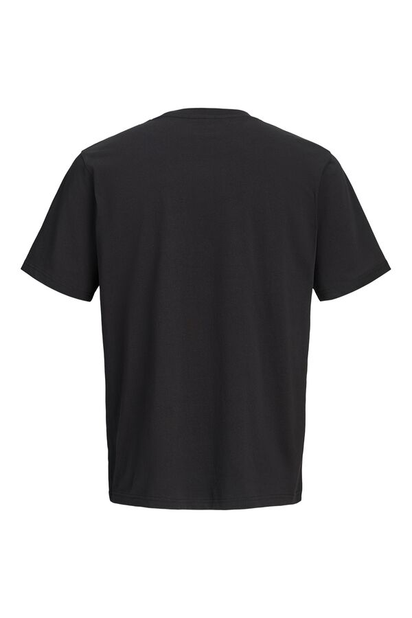 Jack & Jones Camiseta logo regular fit Negro