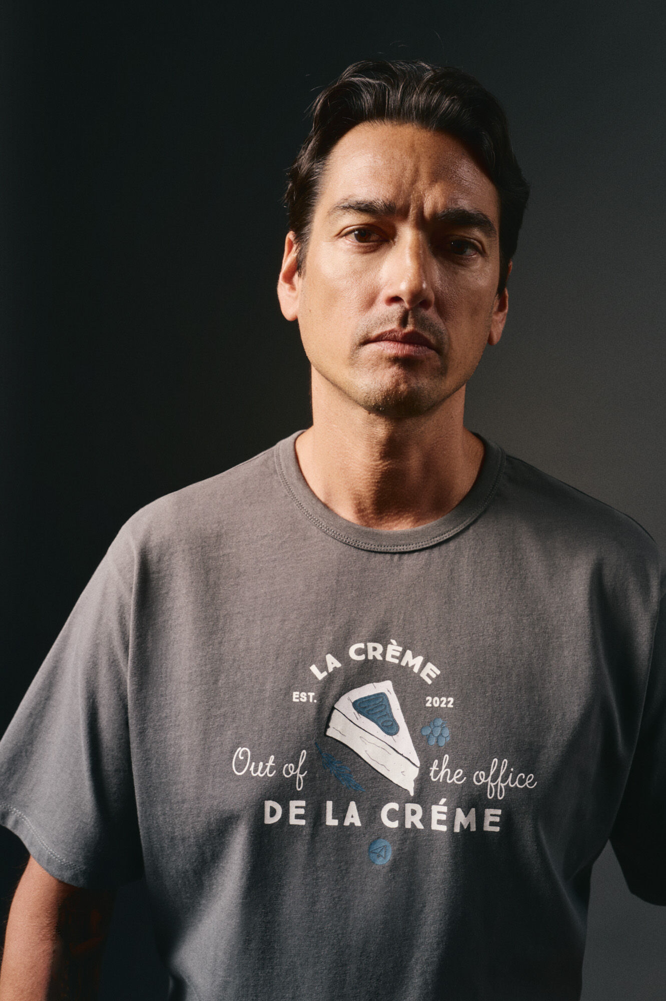 OOTO Camiseta gr&aacute;fica lavada