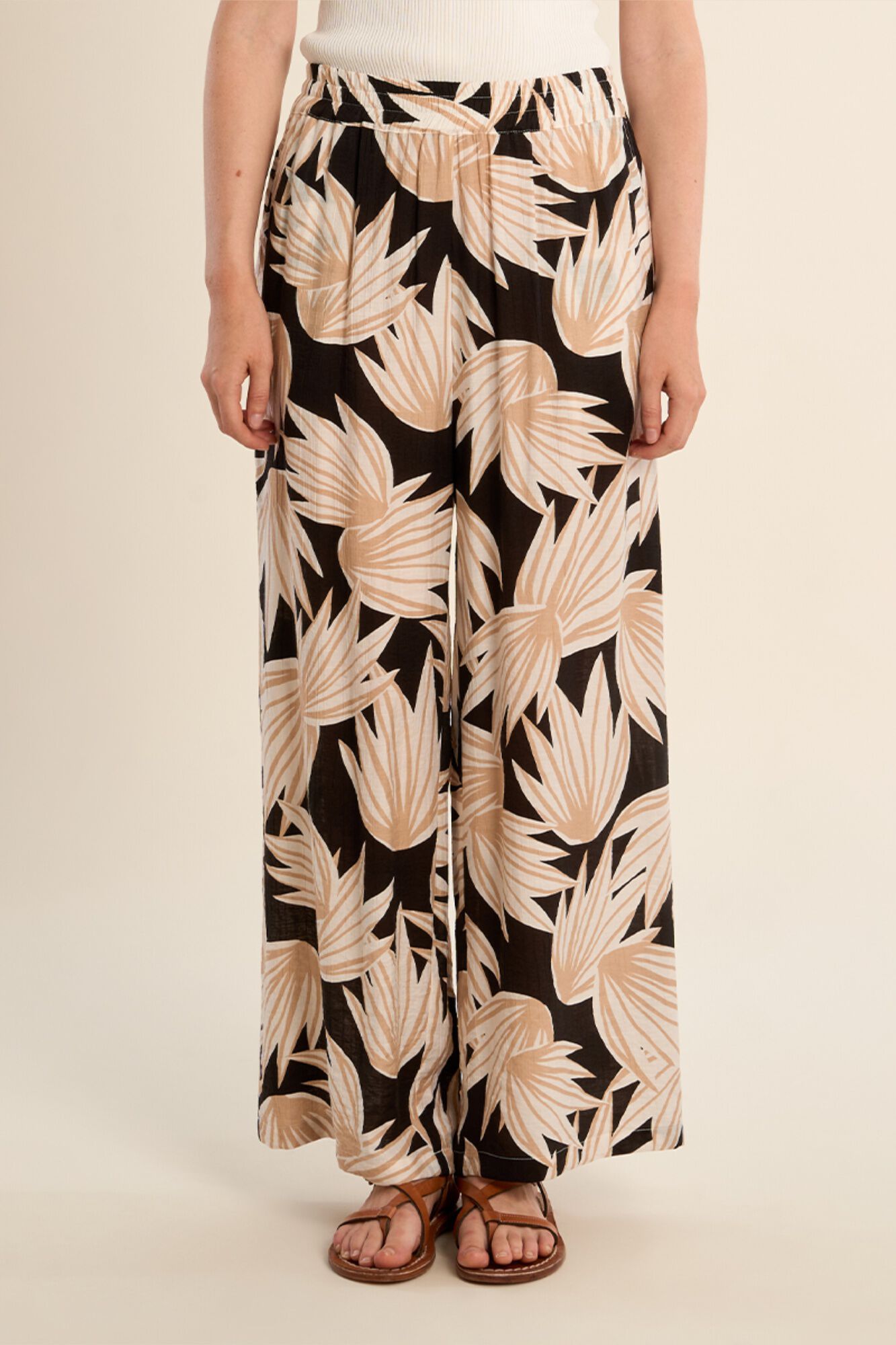 Molly Bracken Pantal&oacute;n de mujer largo con estampado
