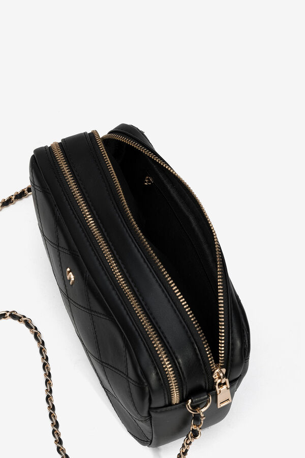 Vilanova Handbag, bag with Combined Handle Black