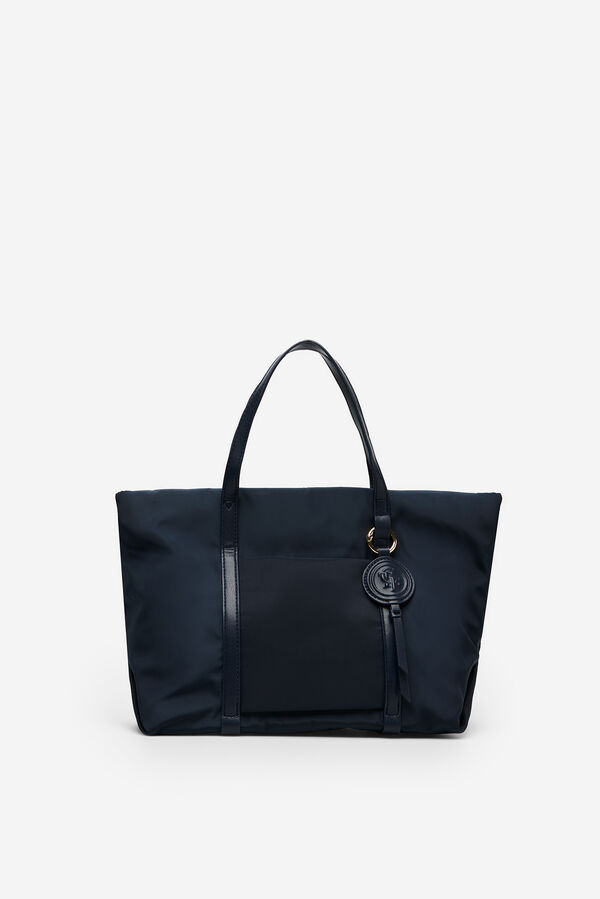 Cortefiel Shopper nylon logo pq Navy