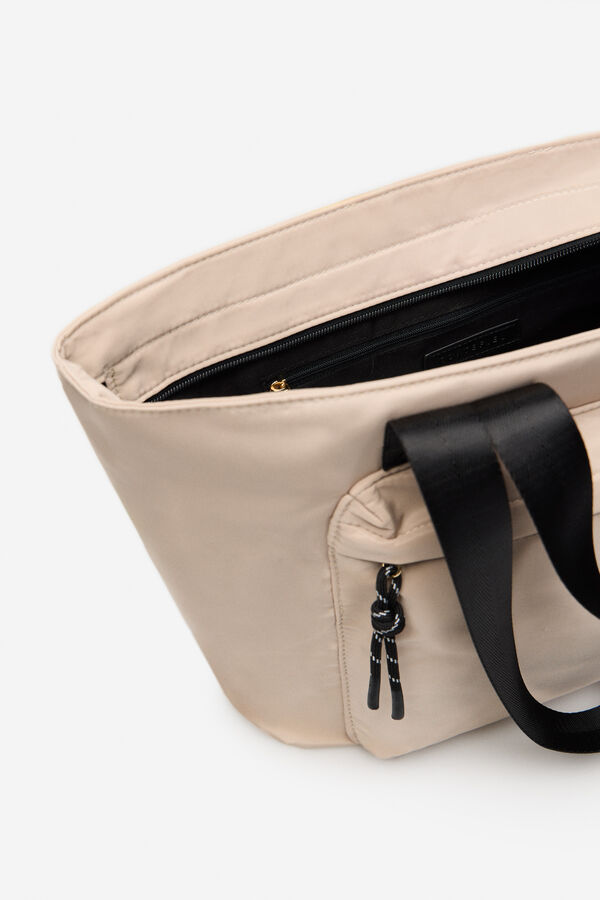 Cortefiel Bolso shopper Beige