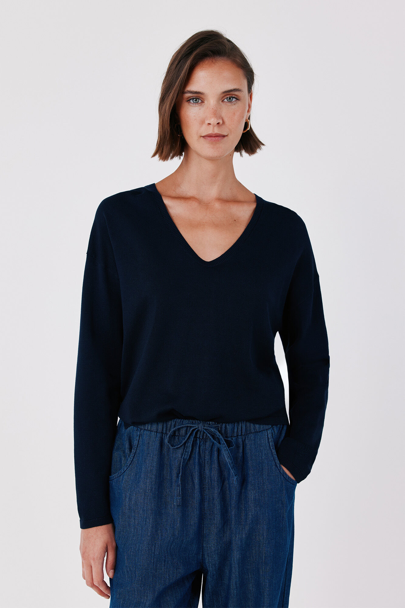 Cortefiel Jersey escote pico