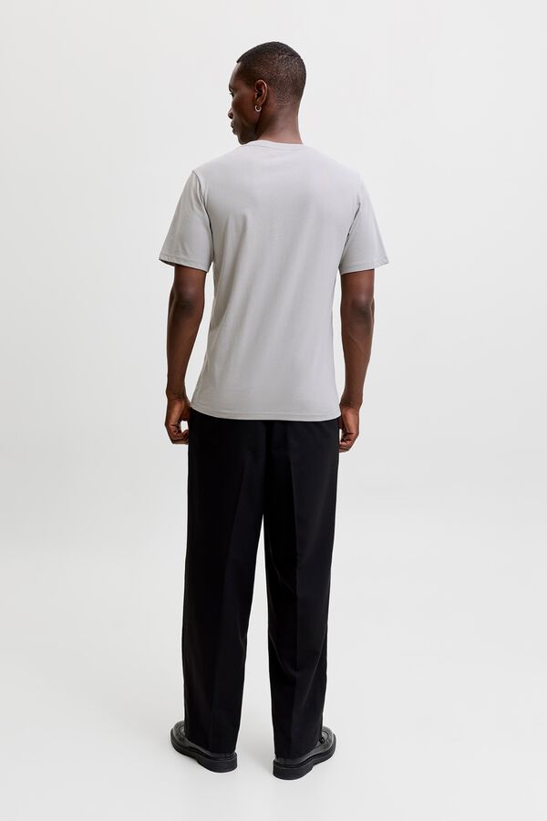 Jack & Jones T-shirt logo regular fit Cinzento