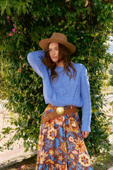 Jaase Jersey de punto Azul oscuro