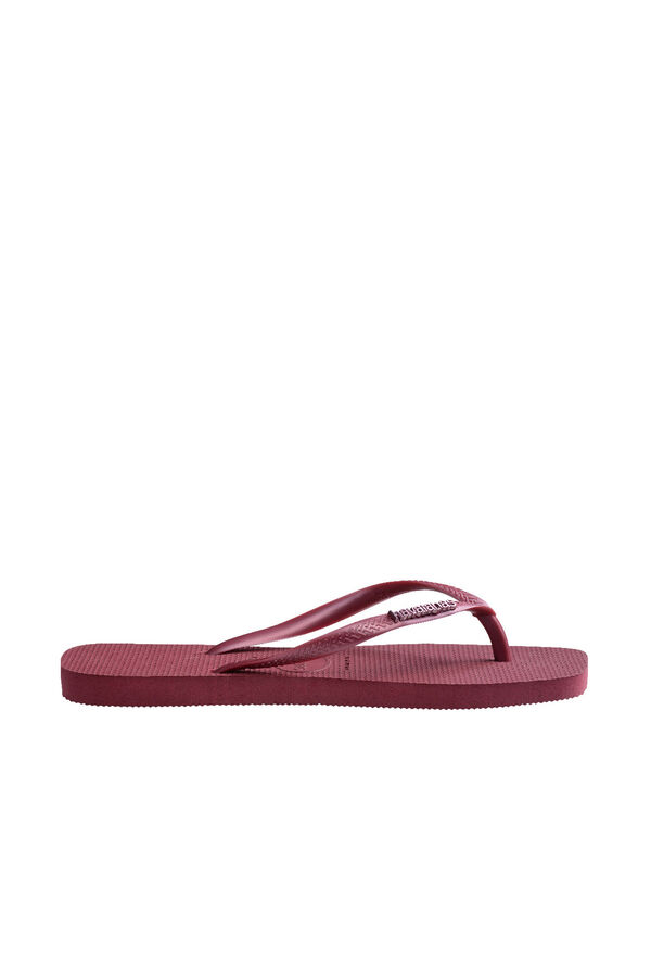 Havaianas Slim Square Logo Metallic Coral 
