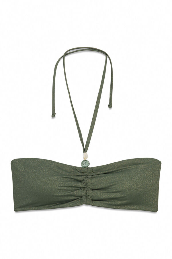 Cortefiel Top de bikini bandeau marengo