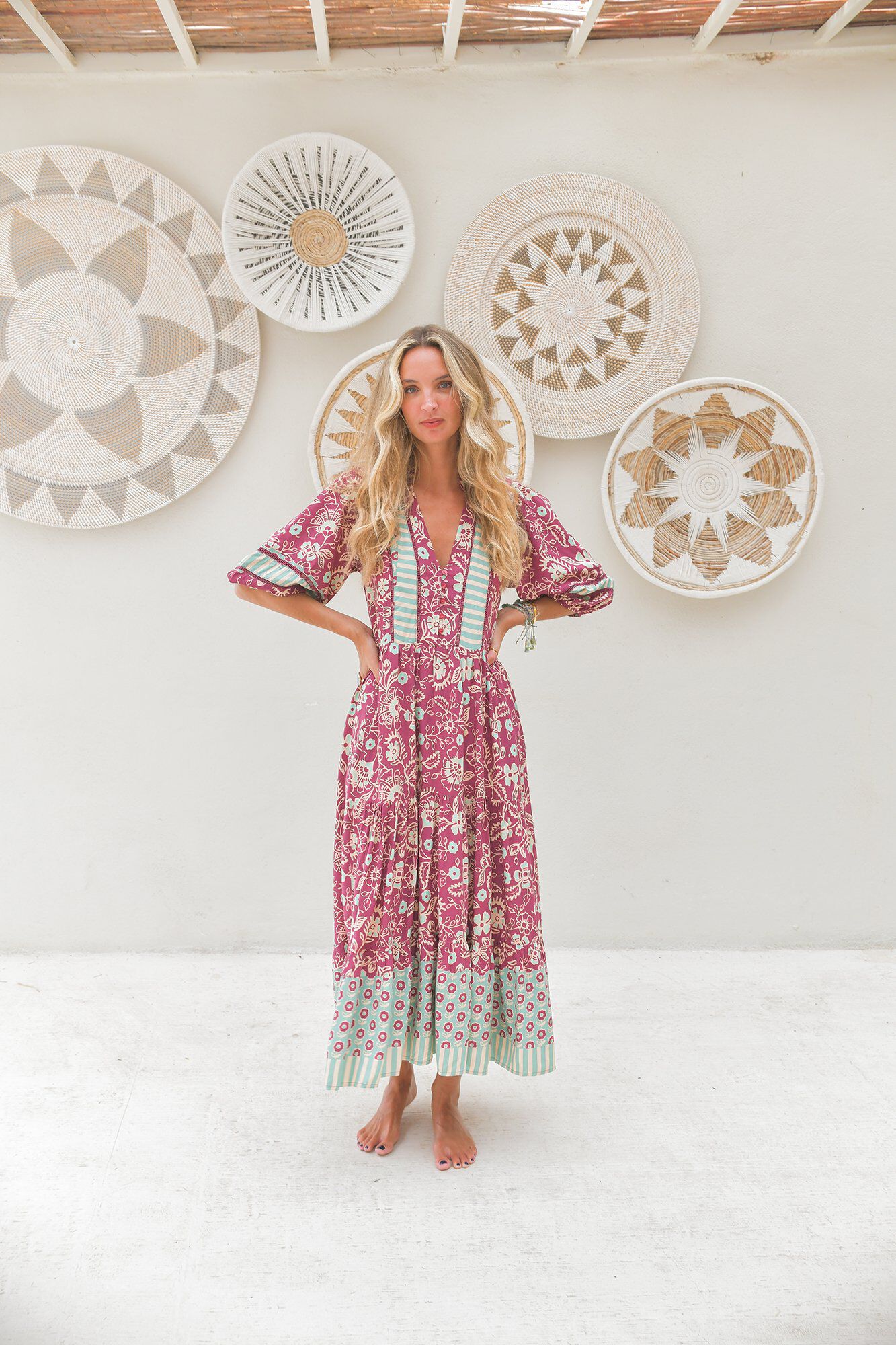 Jaase Vestido midi Mila