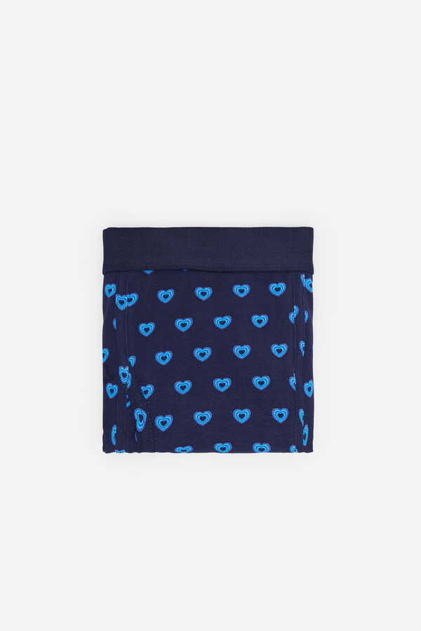 Cortefiel Jersey-knit boxers Navy