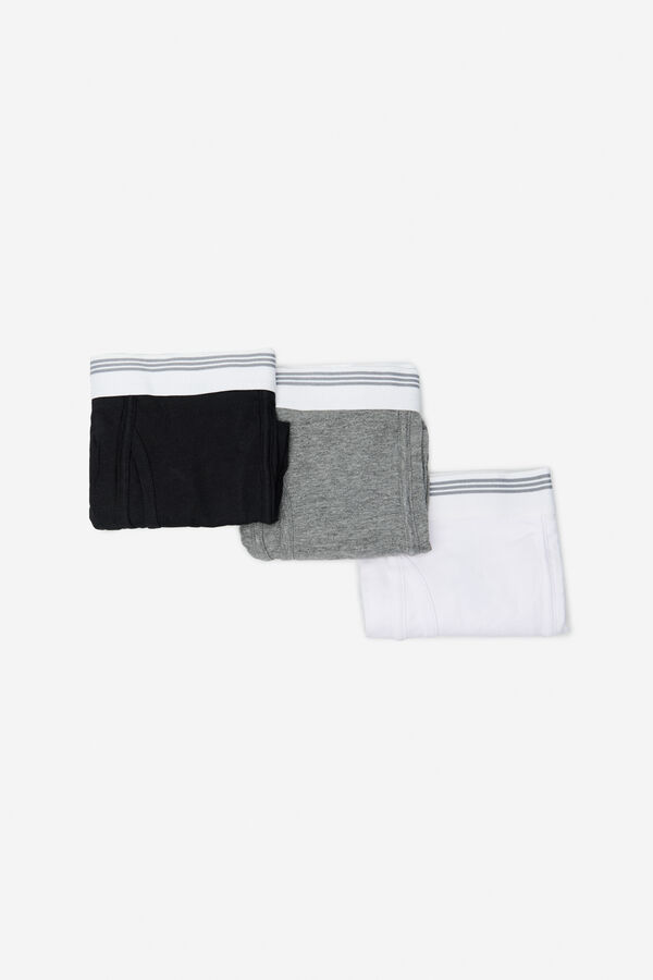 Cortefiel 3-pack jersey-knit boxers Multicolour