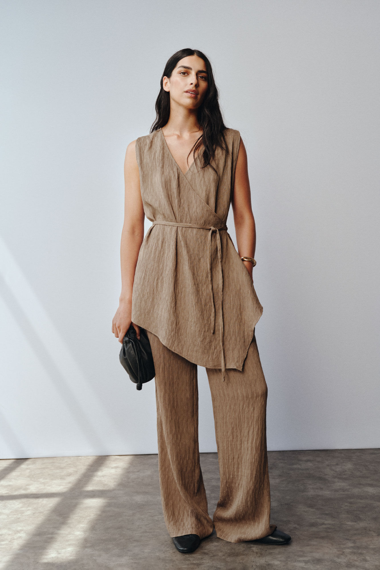 Cortefiel Top asim&eacute;trico textura