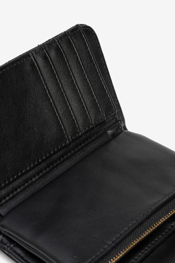 Vilanova Monedero Bandolera Acolchado Negro