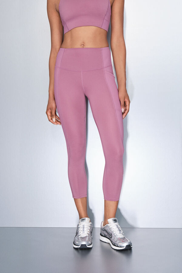 Dash and Stars Legging court rose 4D STRETCH rose