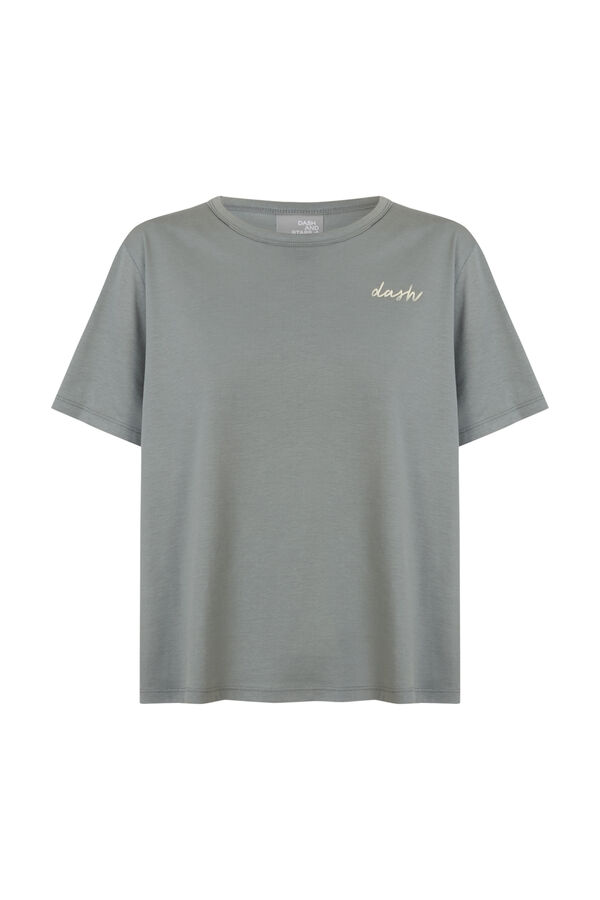 Dash and Stars T-shirt &agrave; manches courtes extra doux vert vert