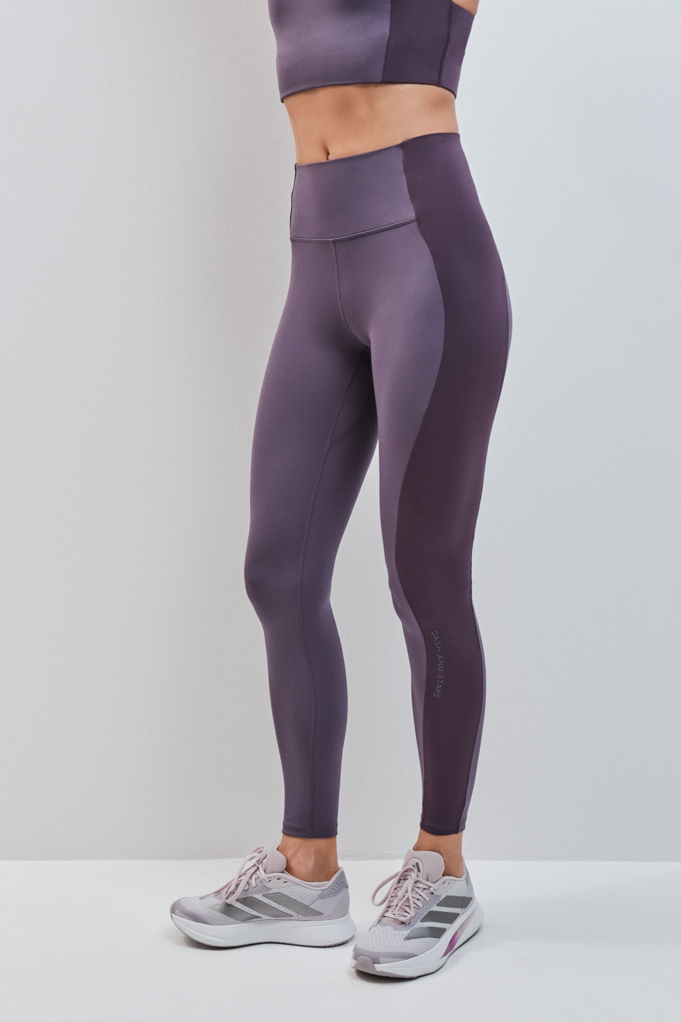 Dash and Stars Burgundy 4D STRETCH long leggings