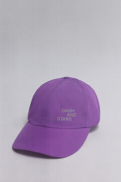 Dash and Stars Purple ultralight technical cap pink